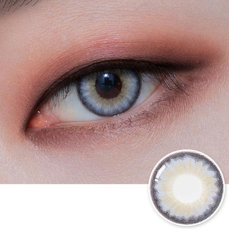 Three-color cosmetic contact lenses (12 months) colored contact lenses