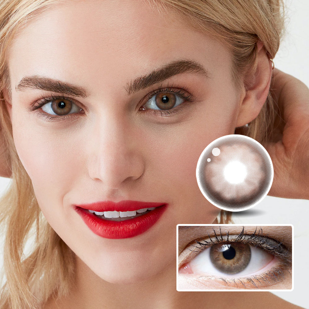 Brown In Memory colored contact lenses