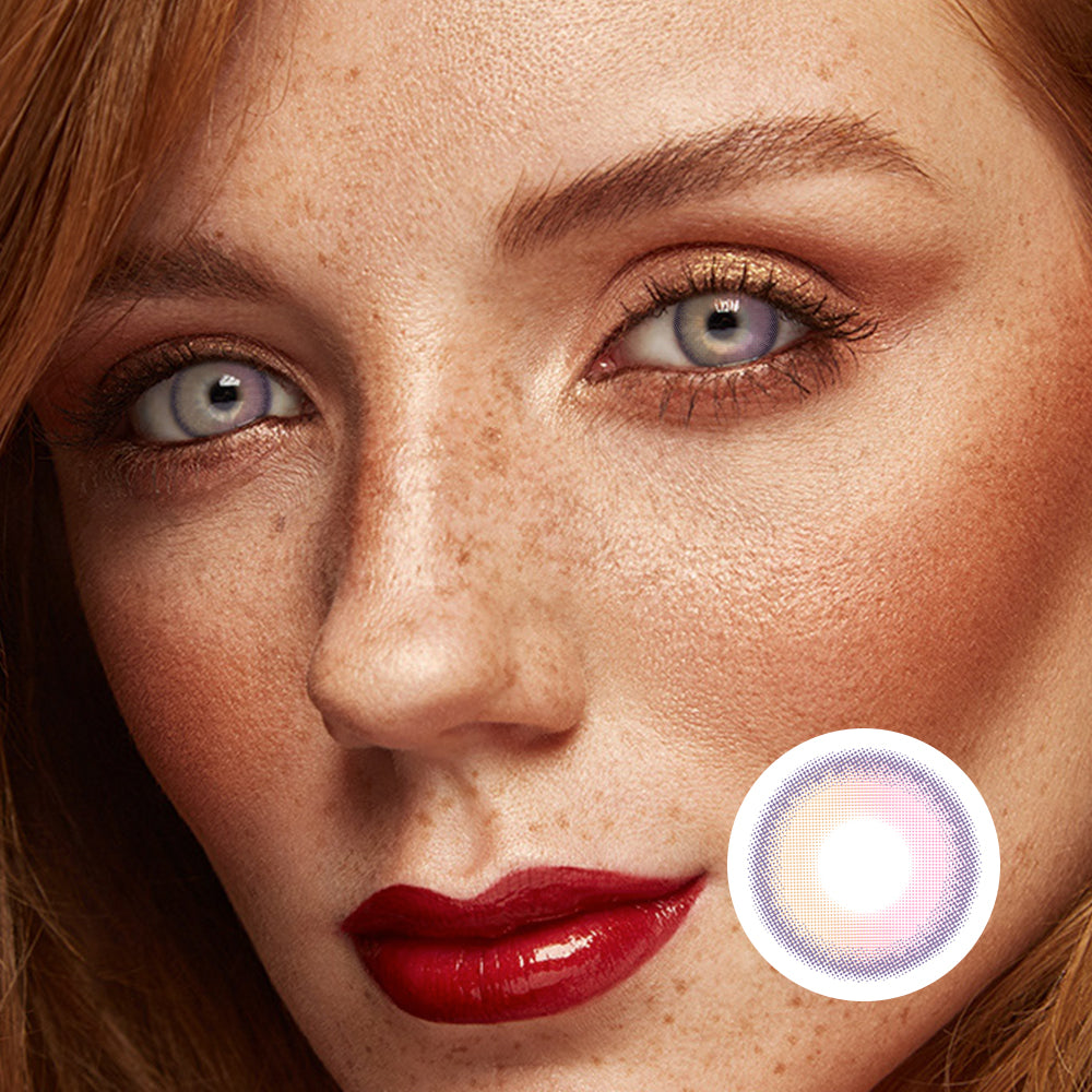 Hot Love Crazy Flower | Moxielens Earth Glow Colored Contacts -- Earth Glow colored contacts | Moxielens