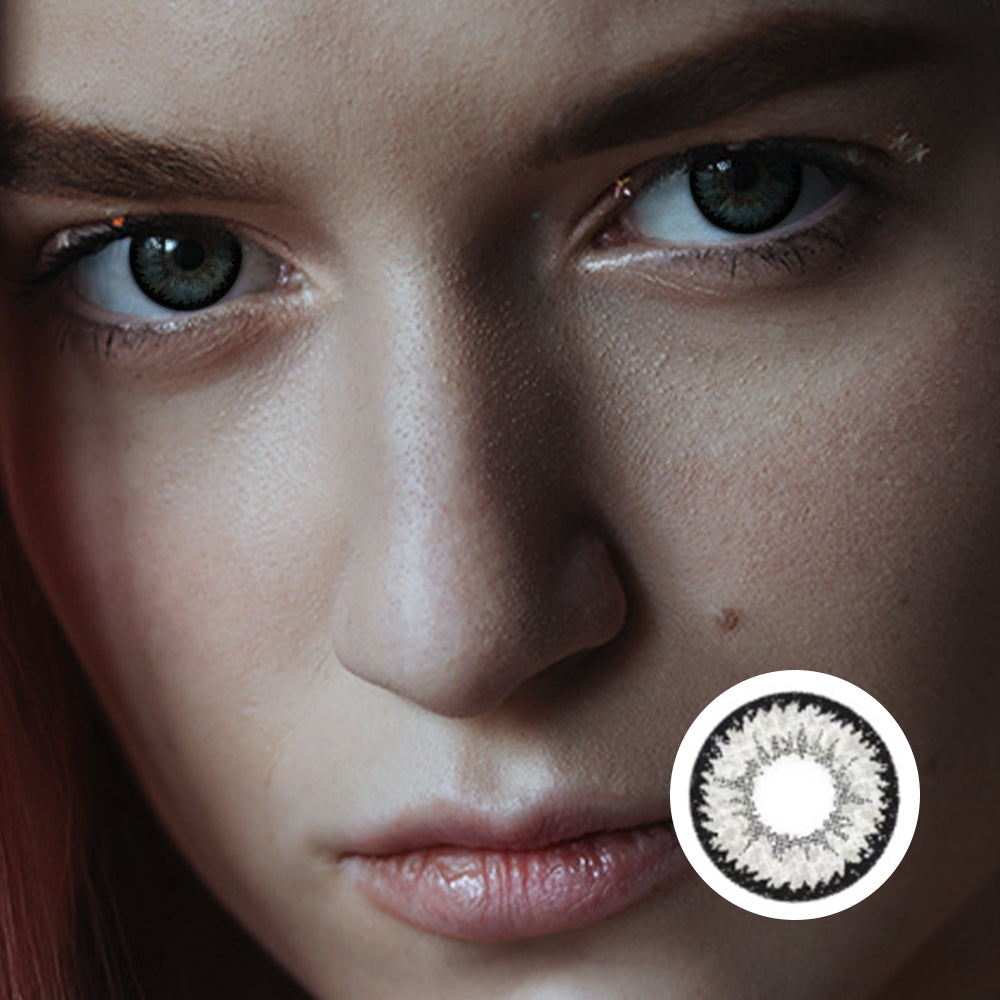 Large Hydrated Champagne Linen | Moxielens Earth Glow Colored Contacts