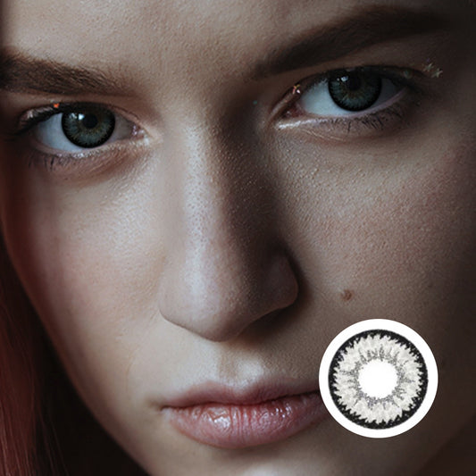 Large Hydrated Champagne Linen | Moxielens Earth Glow Colored Contacts