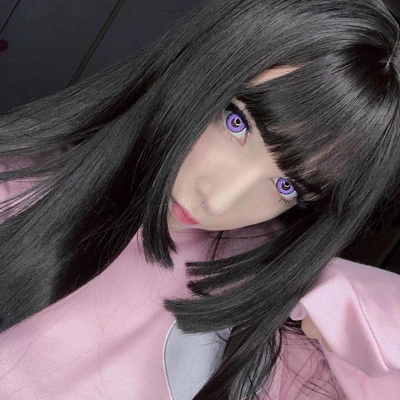 cosplay dark purple (12 months) colored contact lenses