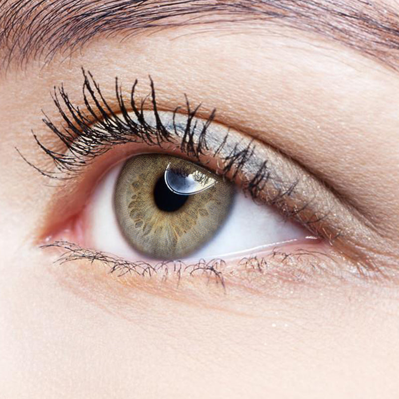 Hepburn Brown | Moxielens Earth Glow Colored Contacts -- Earth Glow colored contacts | Moxielens