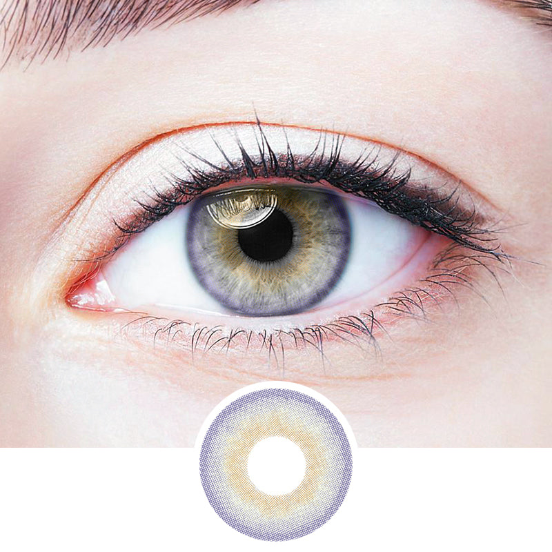 Violet Flower Purple colored contact lenses