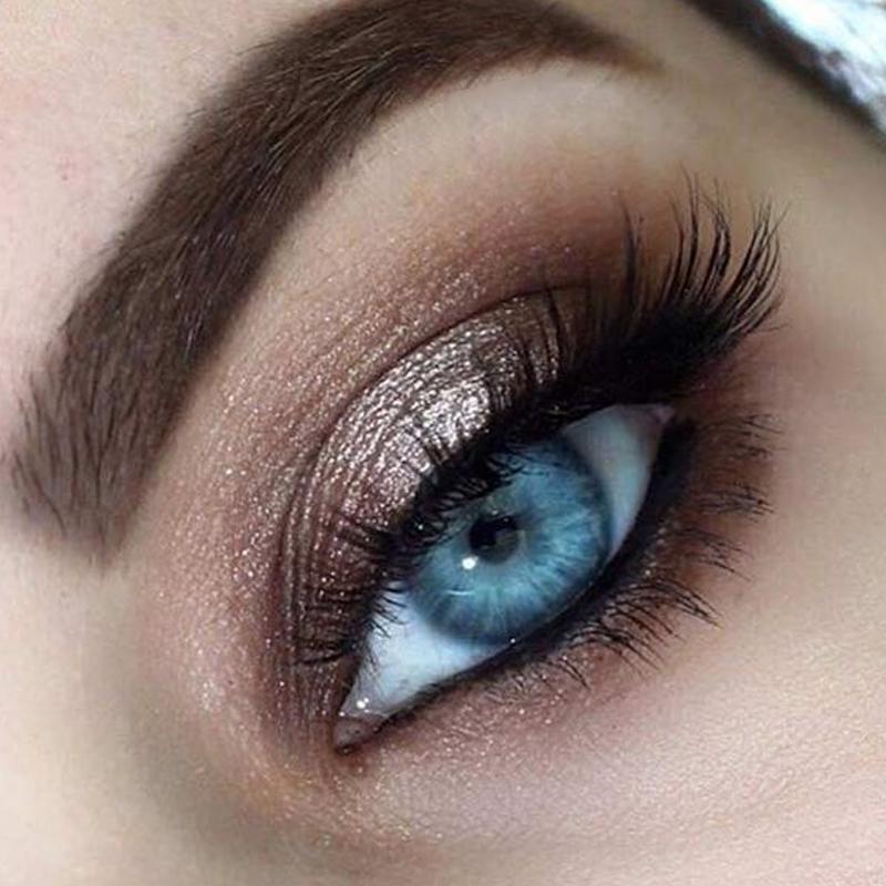 Natural blue (12 months) colored contact lenses