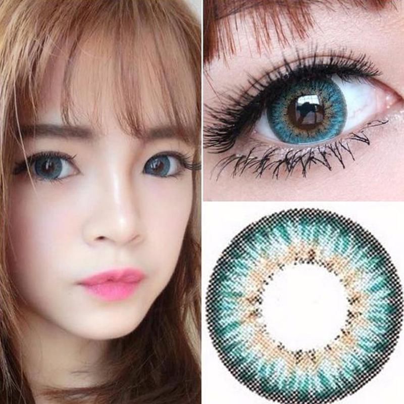 cosplay yellow-green (12 months) colored contact lenses