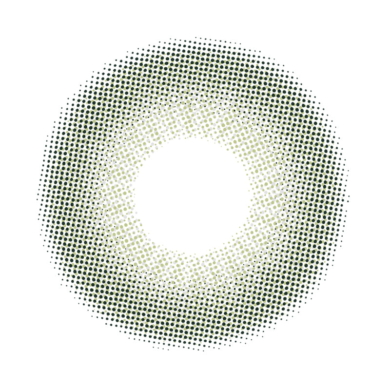Seductive Green colored contact lenses