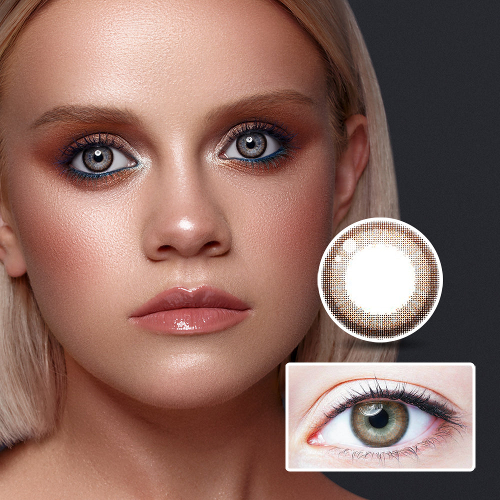 Gemstone Chocolate colored contact lenses