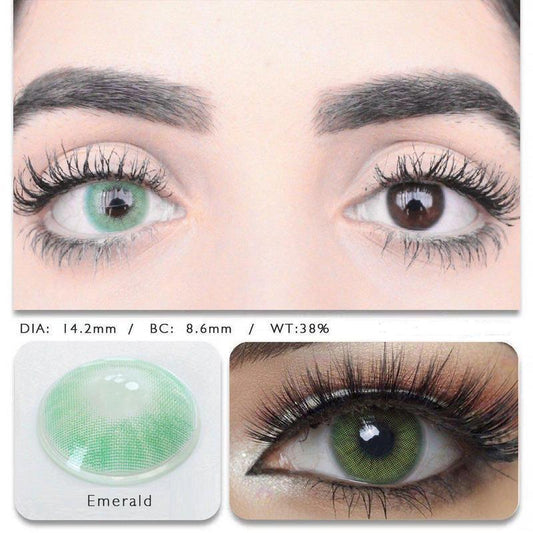Hidrocor Emerald (12 Month) colored contact lenses