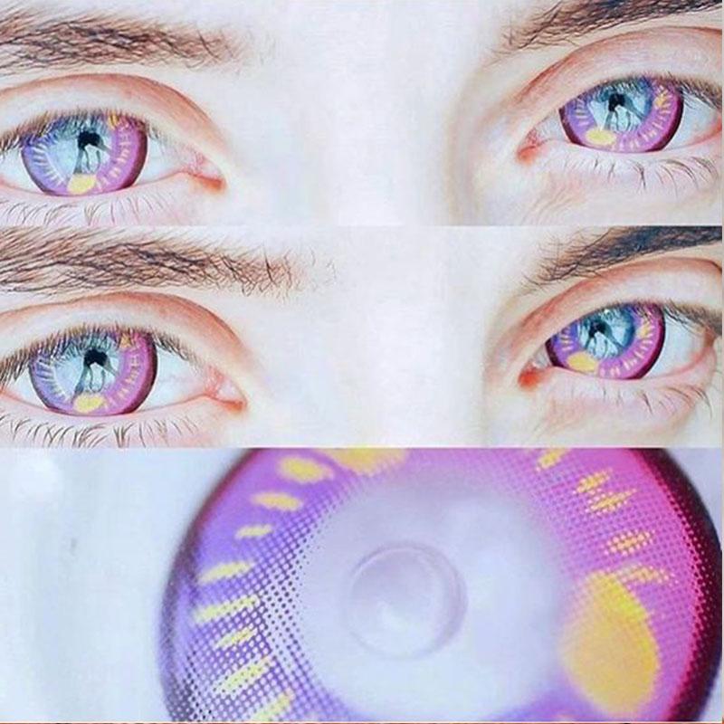 COSPLAY purple contact lenses (12 months) colored contact lenses