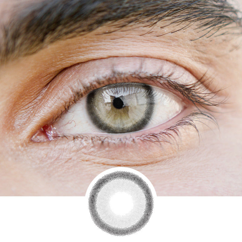 Men' Fragrant Honey Ash | Moxielens Moonlight Colored Contacts -- Moonlight colored contacts | Moxielens