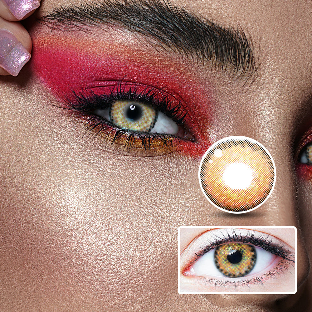 Oban Brown colored contact lenses