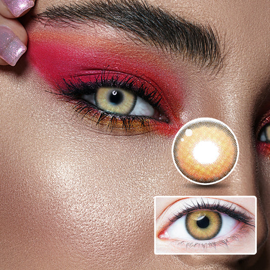 Oban Brown colored contact lenses