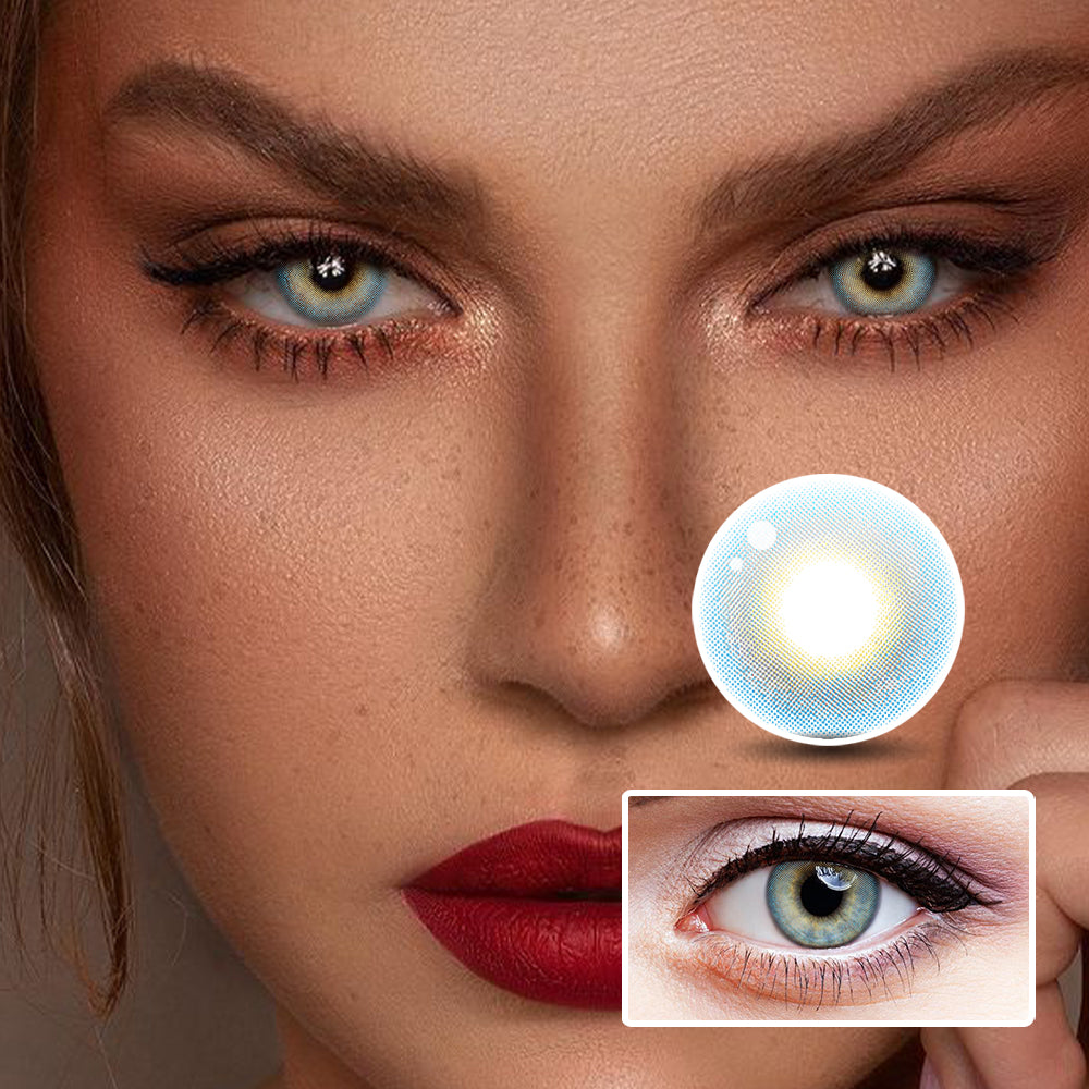 4D High-Gloss Blue | Moxielens Ocean Mist Colored Contacts ??Ocean Mist colored contacts | Moxielens