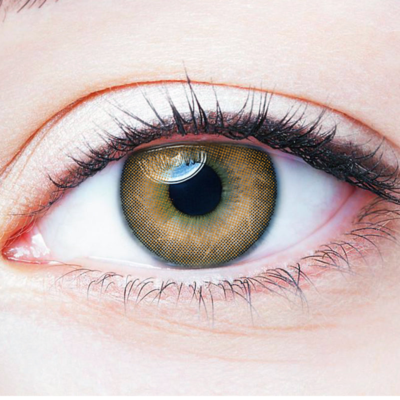 Water Wave Brown colored contact lenses