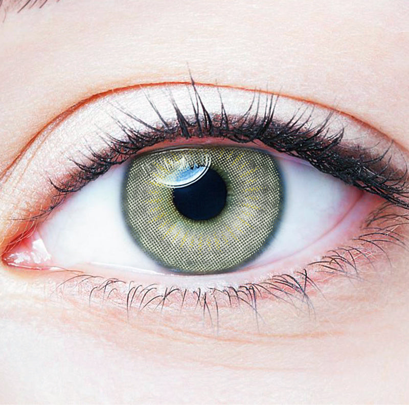 Moon Rabbit Green | Moxielens Botanical Haze Colored Contacts -- Botanical Haze colored contacts | Moxielens