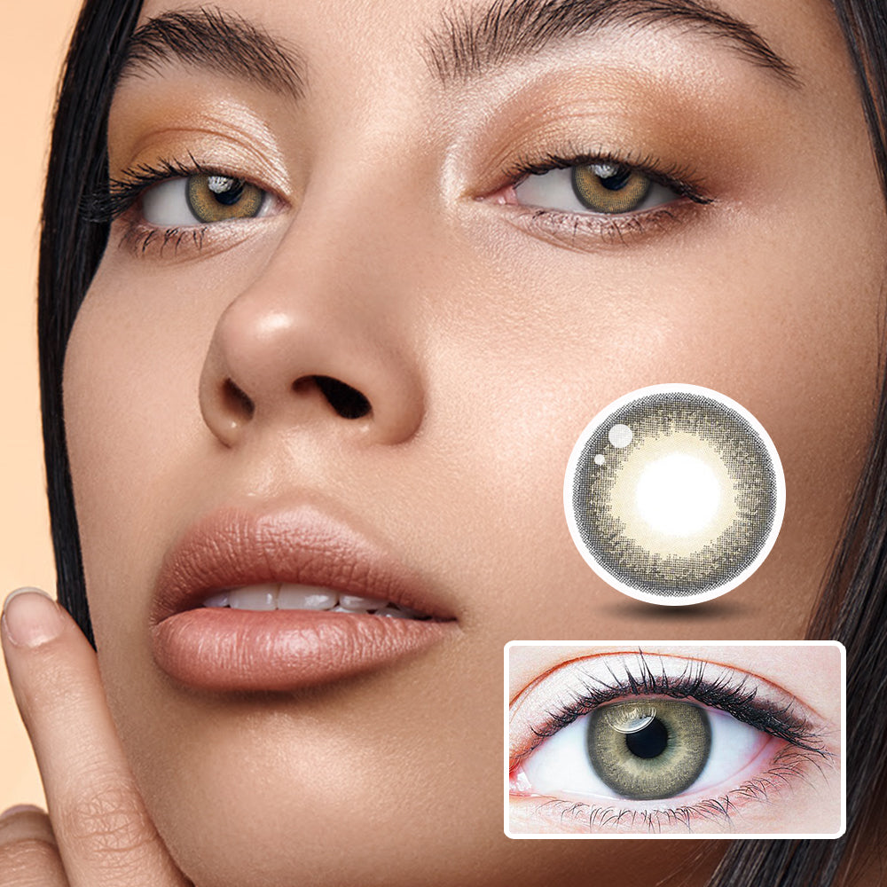 Dorayaki colored contact lenses by Moxielens