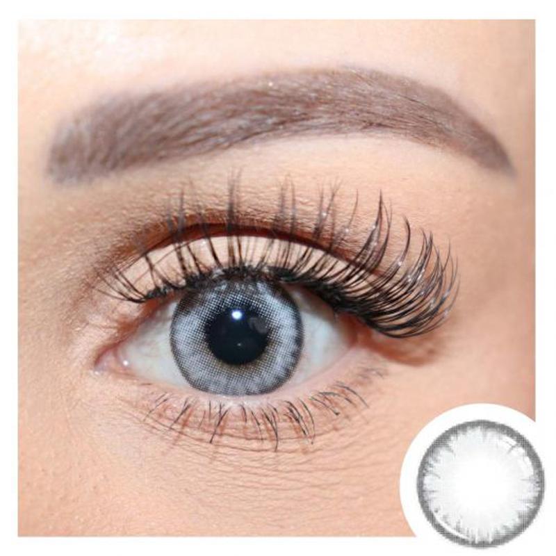 Natural models light gray (12 months) colored contact lenses