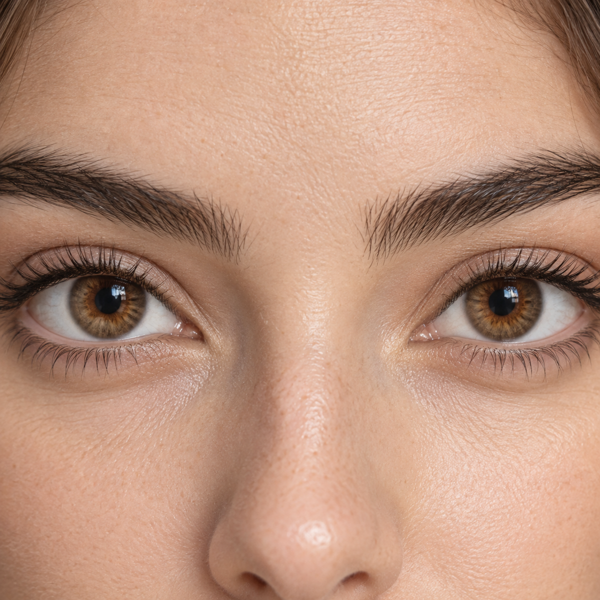 Toasted Pecan Petal Brown colored contacts - a proven brown family translated into an easy-to-source warm three-tone petal blend