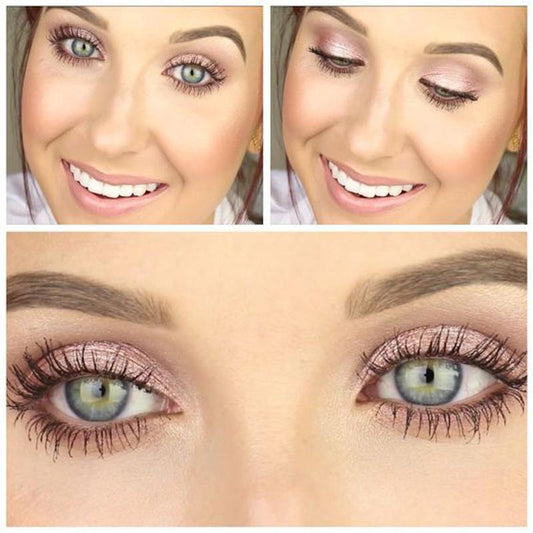 Natural mint green (12 months) colored contact lenses