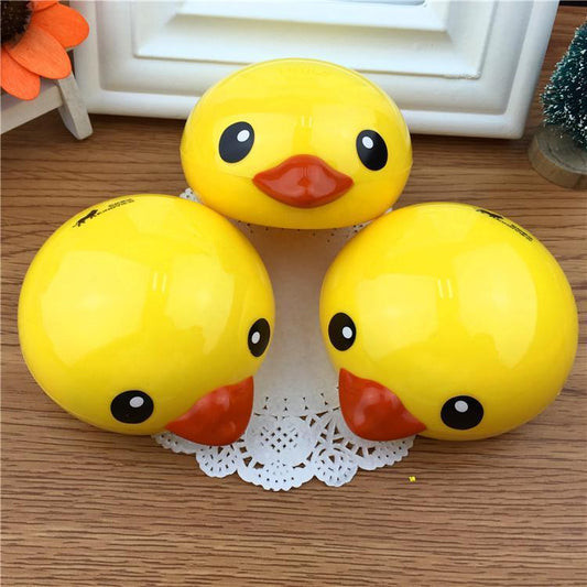 Little yellow duck contact lens box colored contact lenses