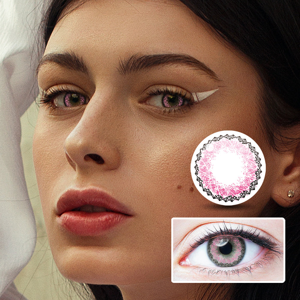 Muse Powder colored contact lenses