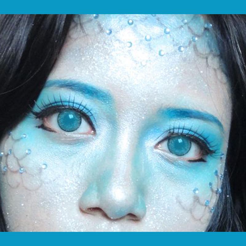 cosplay mermaid tears (12 months) contact lens colored contact lenses