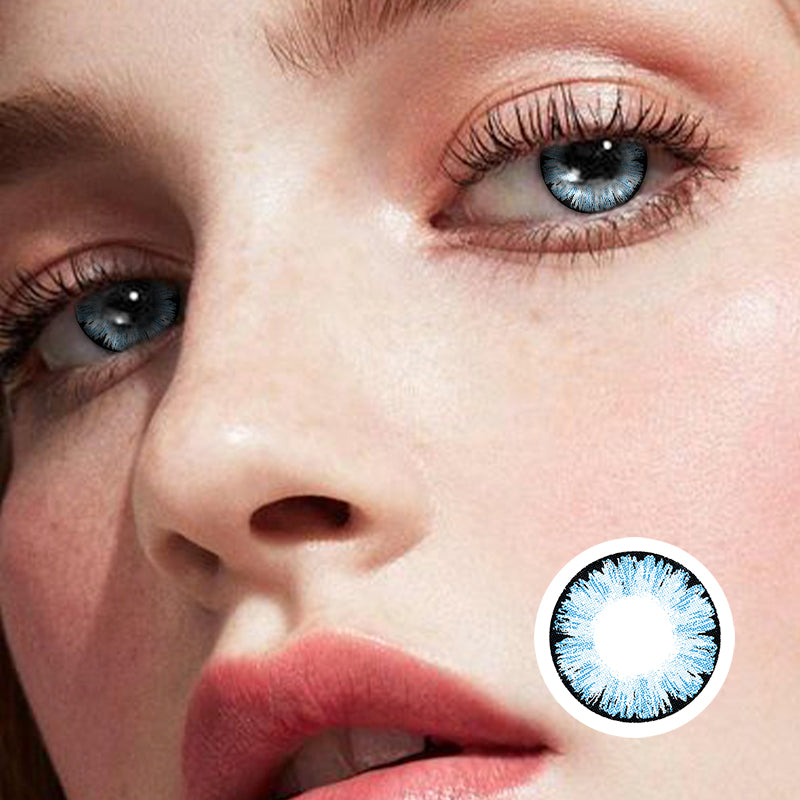 Ice Flower Basket | Moxielens Earth Glow Colored Contacts -- Earth Glow colored contacts | Moxielens