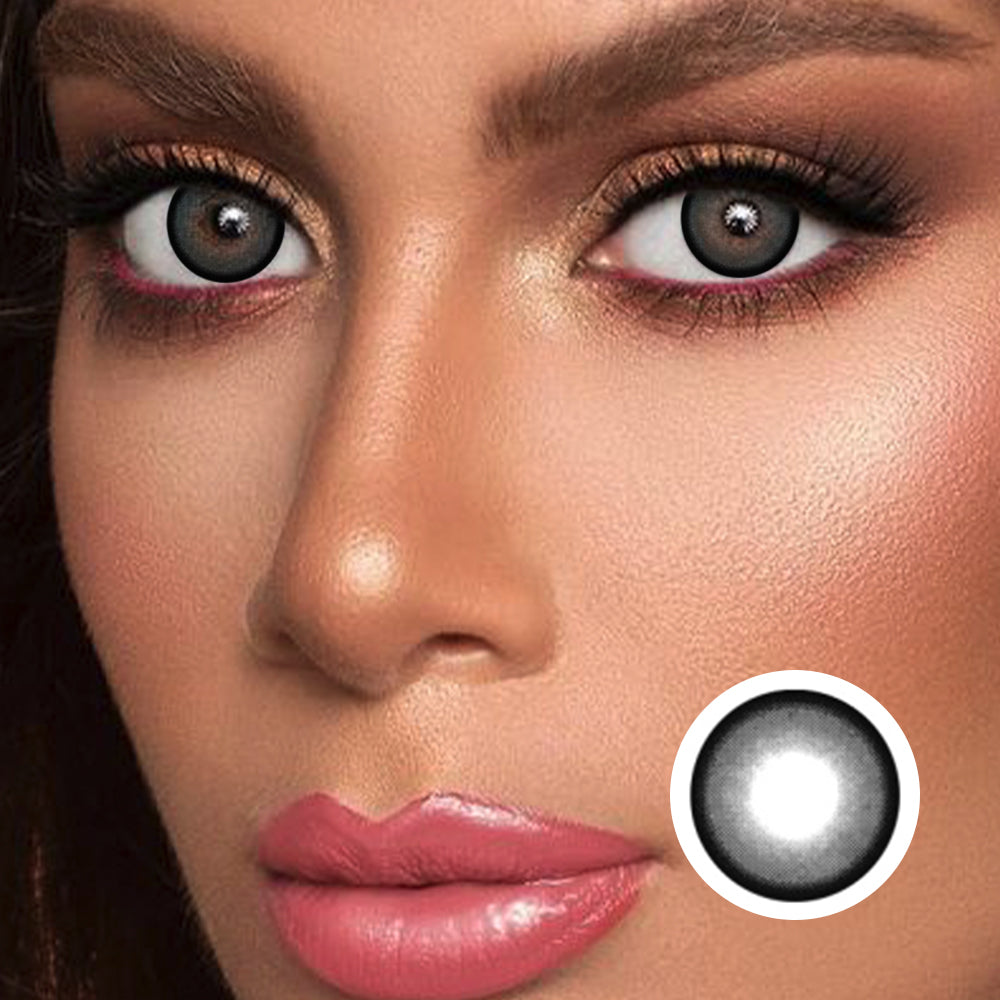Roman Sweetheart Black | Moxielens Midnight Edge Colored Contacts -- Midnight Edge colored contacts | Moxielens