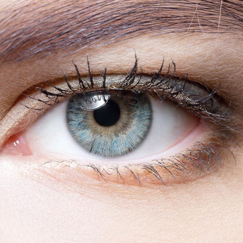 Ice Blue colored contact lenses