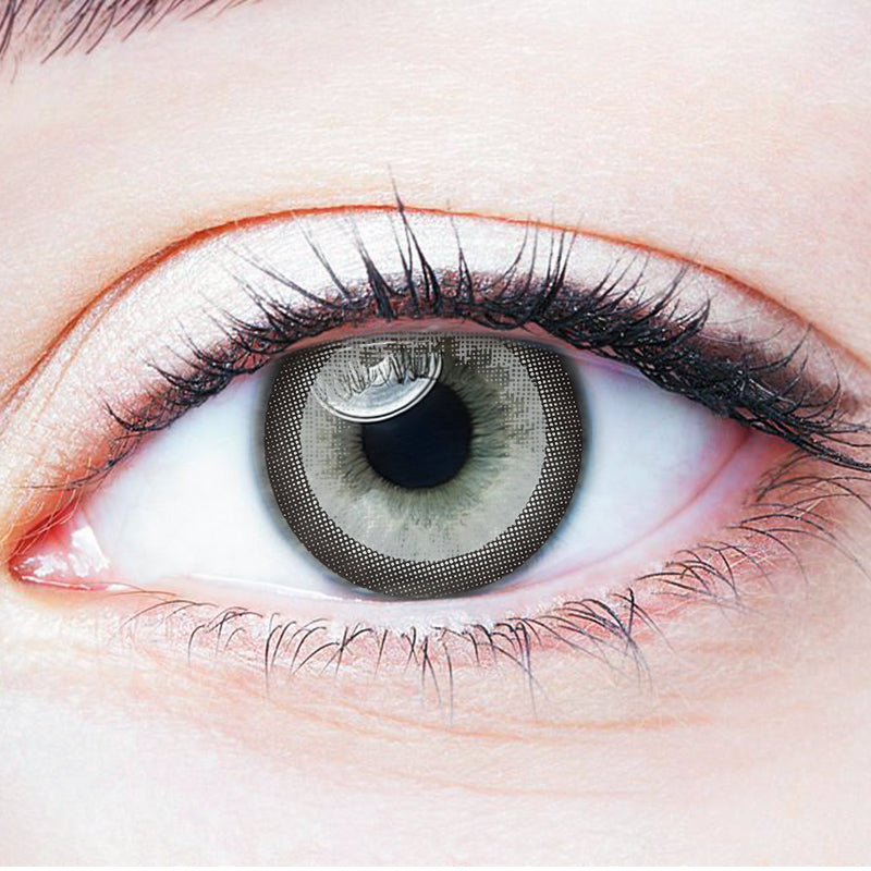 Donalds Grey colored contact lenses