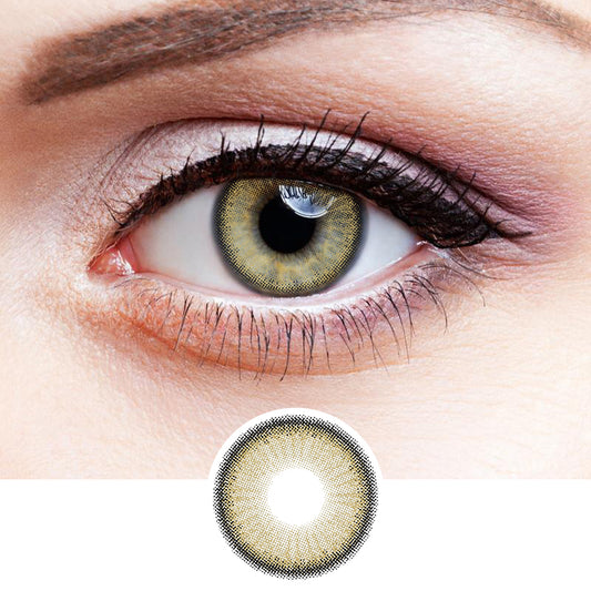 Pumpkin  Carriage colored contact lenses