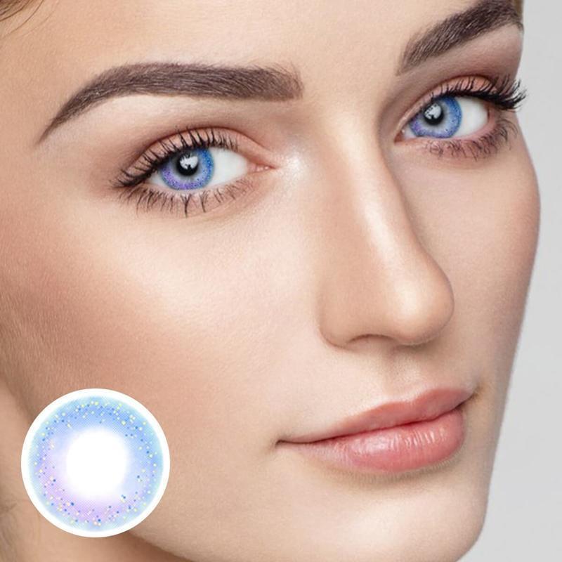 Rainbow Neon Blue (12 Month) colored contact lenses