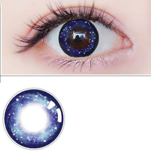 Natural starry sky purple (12 months) colored contact lenses
