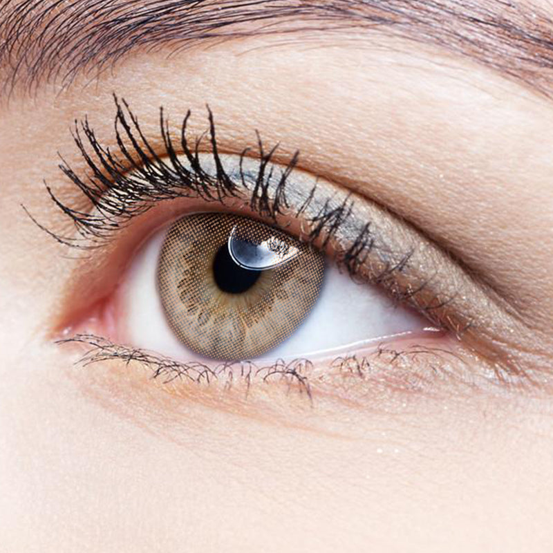 Crystal Clear Brown | Moxielens Earth Glow Colored Contacts ??Earth Glow colored contacts | Moxielens