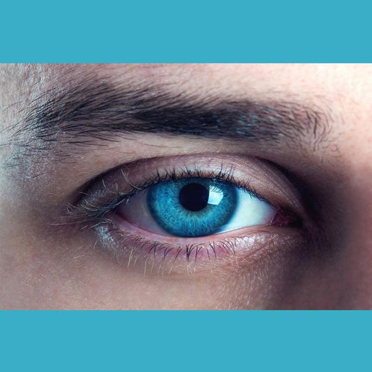 Men's natural ice blue eyes (12 months) colored contact lenses