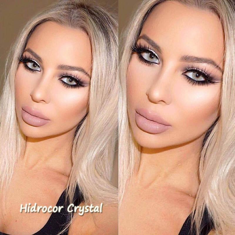 Hidrocor Crystal Prescription (12 Month) colored contact lenses