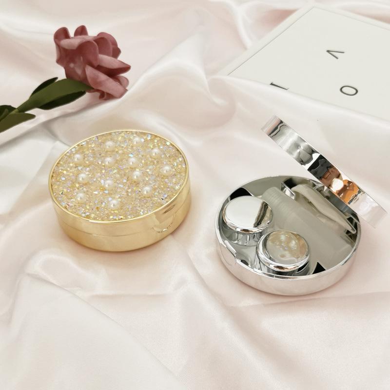 Contact lens case Contact lens companion box care box colored contact lenses