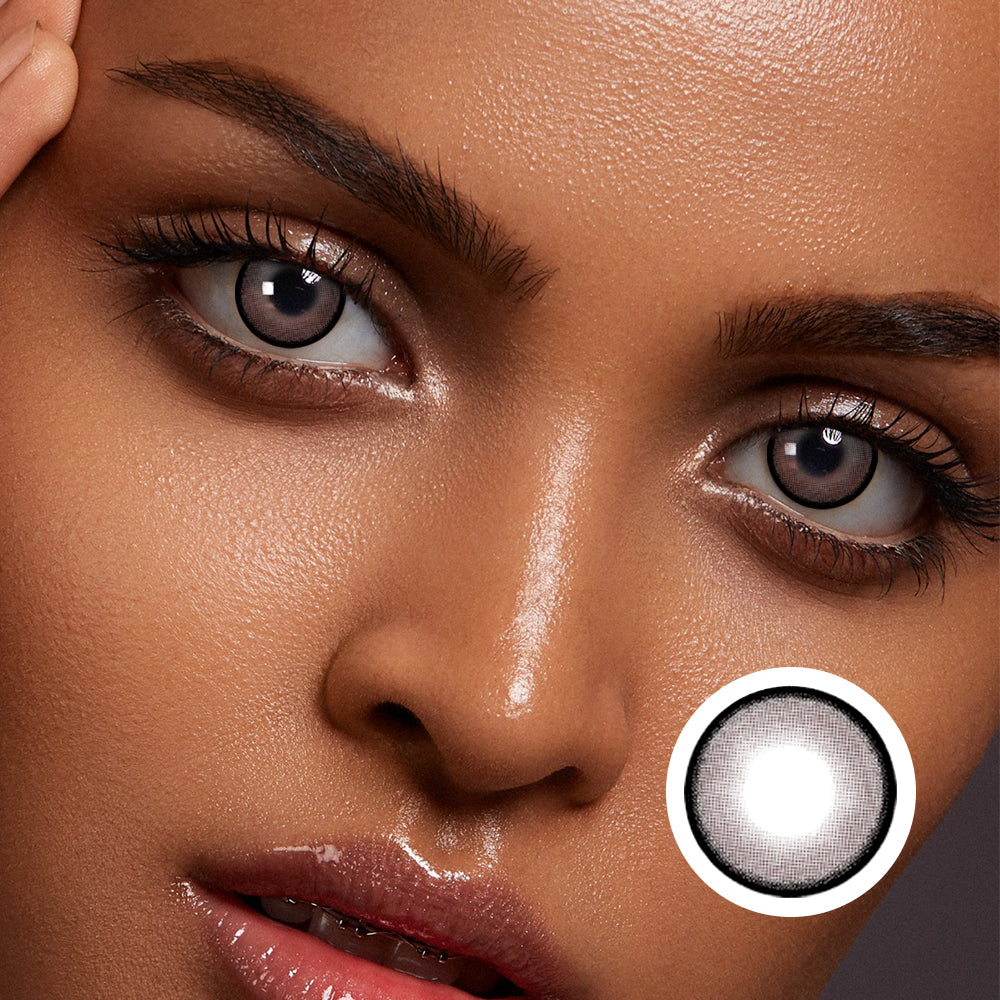 Coke Jumbo Pearl colored contact lenses by Moxielens