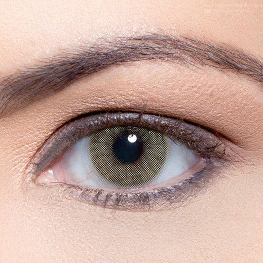 Hidrocor Amber Prescription (12 Month) colored contact lenses