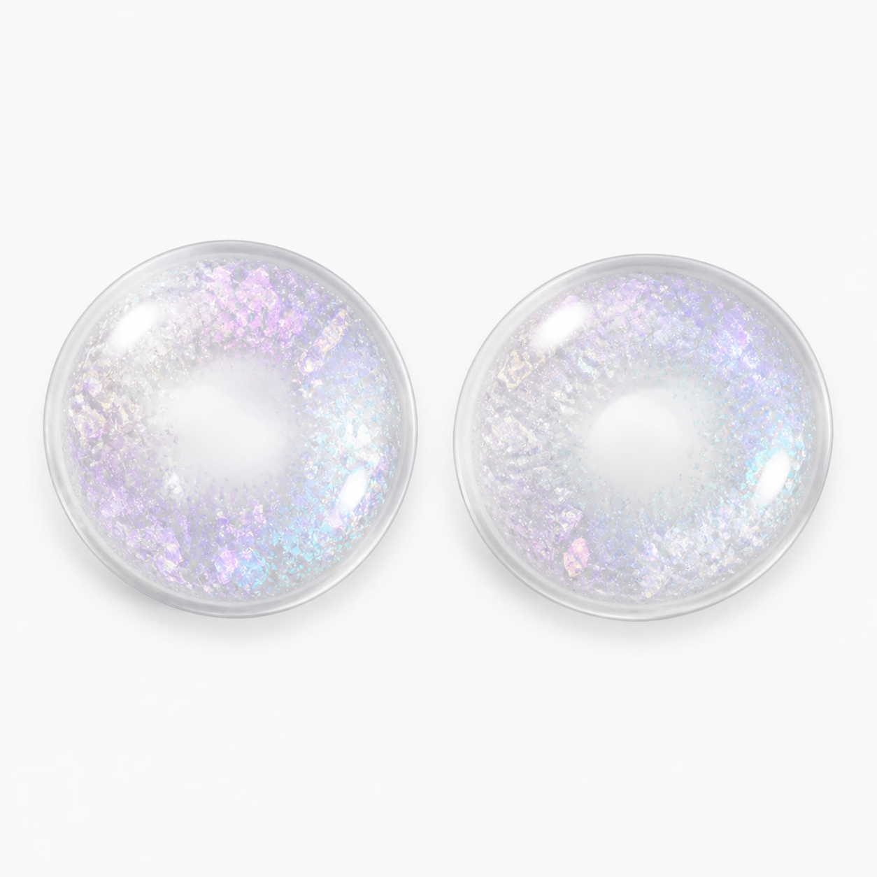 Opal Shift Prism colored contact lenses pair - lens design