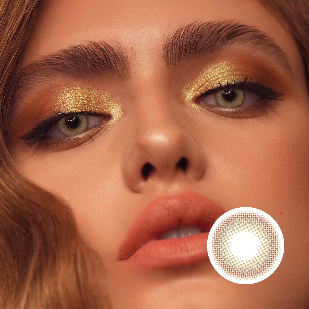 Basil Palm | Moxielens Earth Glow Colored Contacts ??Earth Glow colored contacts | Moxielens