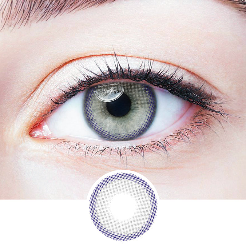 Newborn Gray colored contact lenses