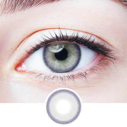 Newborn Gray colored contact lenses