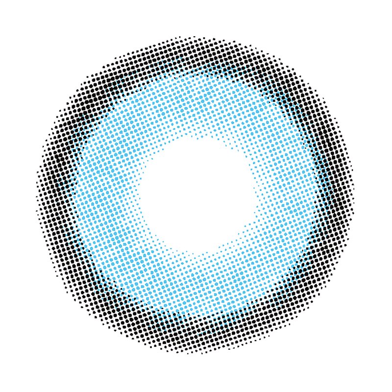 Fragrant Honey Blue colored contact lenses