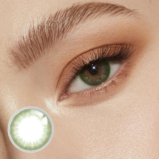 Ice Cream Prescription Green (12 Month) colored contact lenses