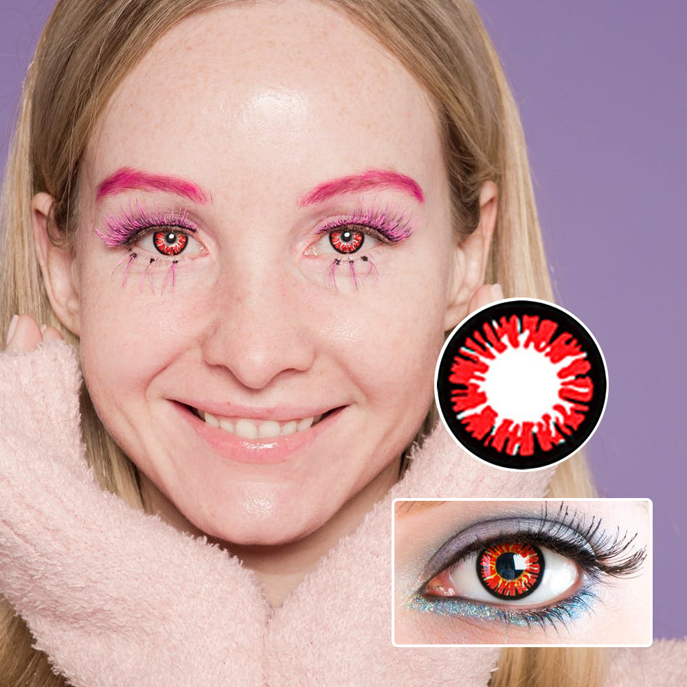 Red Knight | Moxielens Fantasy FX Colored Contacts -- Fantasy FX colored contacts | Moxielens