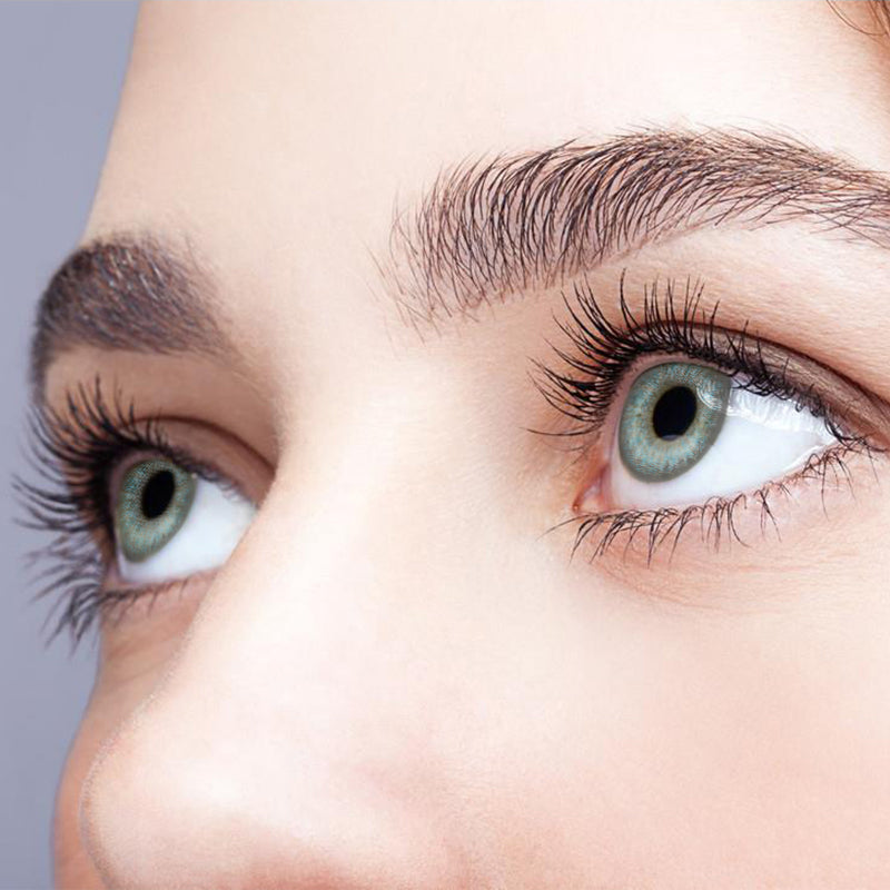 Black Goat Gray colored contact lenses
