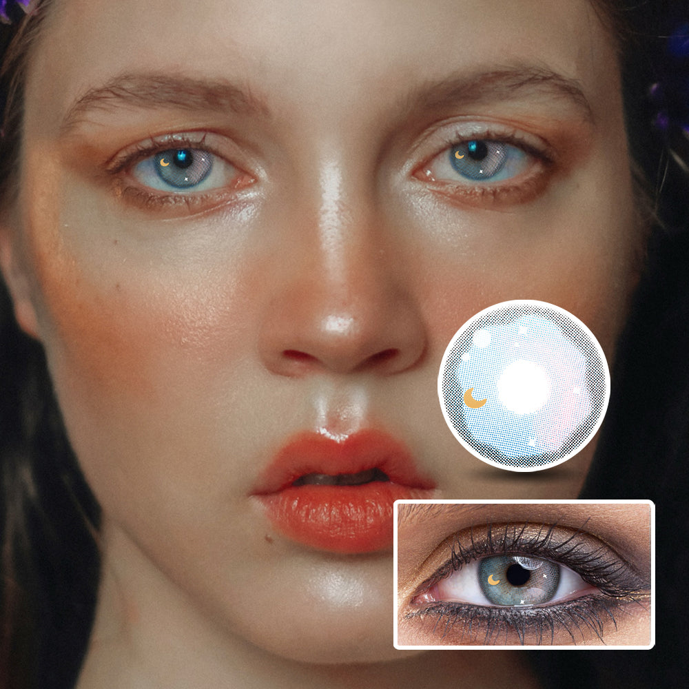 Star And Moon Gradual Change | Moxielens Signature Edit Colored Contacts -- Signature Edit colored contacts | Moxielens