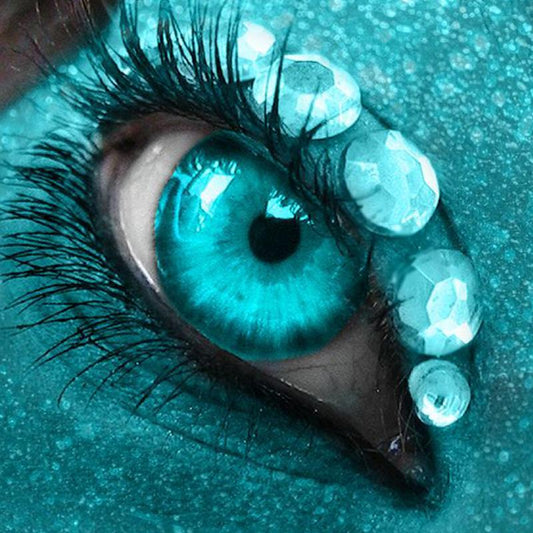 cosplay gem green (12 months) colored contact lenses